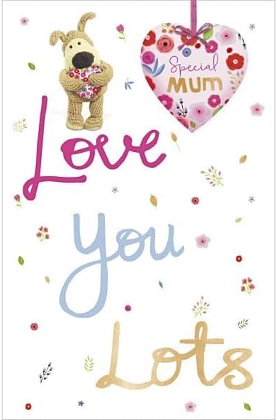 Boofle Heart And Flowers Mum Mother's Day Card