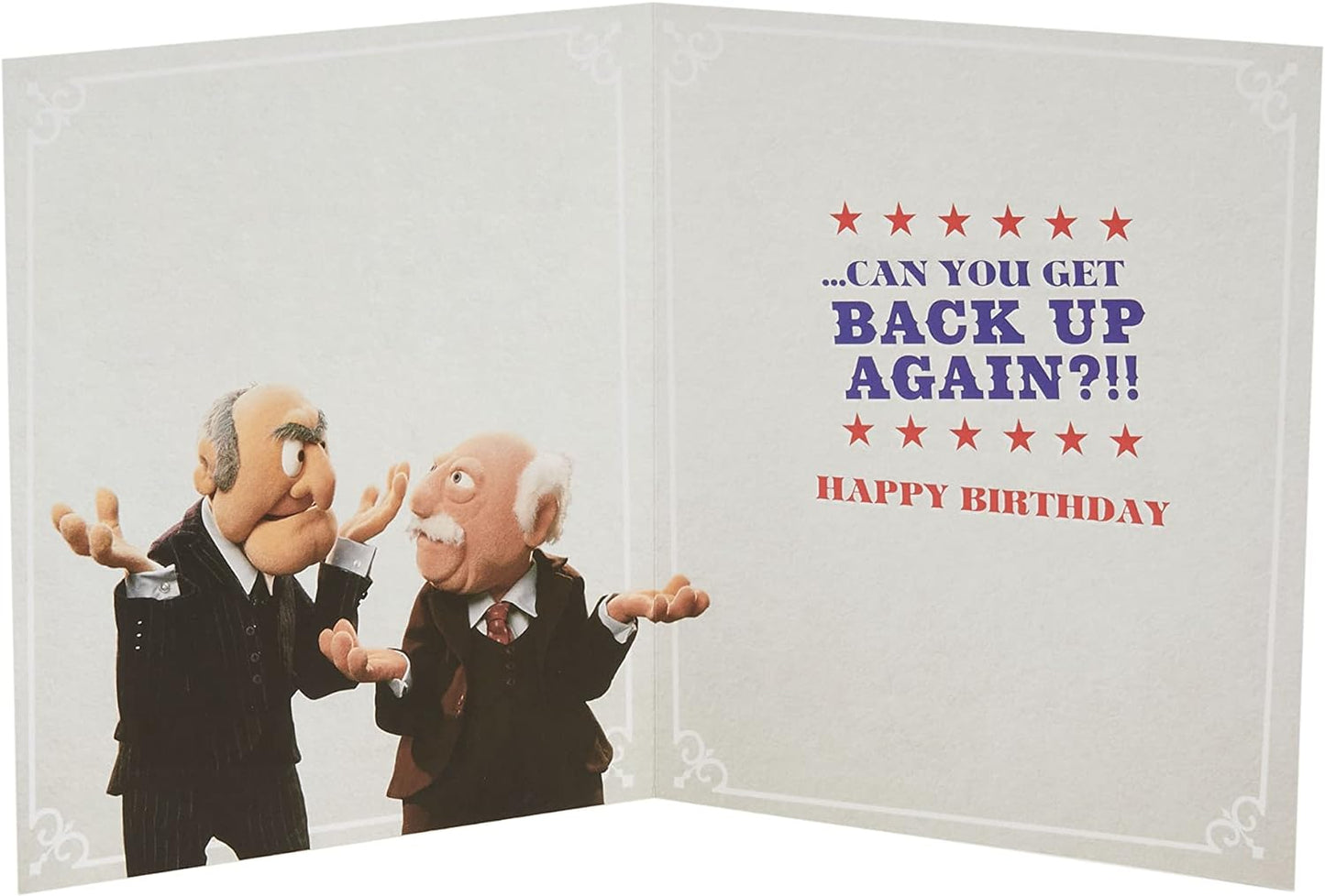 Disney Muppets Statler & Waldorf Design Birthday Card