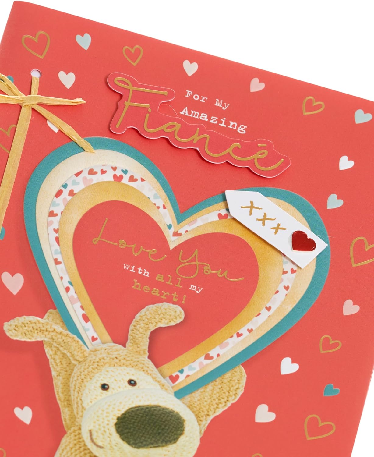 Cute Design Boofle Fiancé Valentine's Day Card