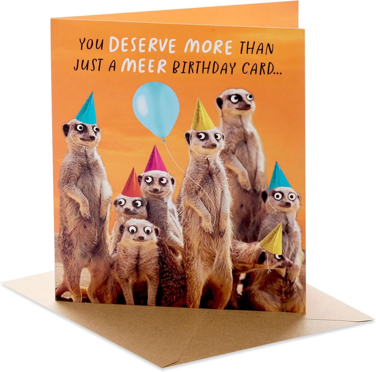 Funny Meerkarts Design Birthday Card