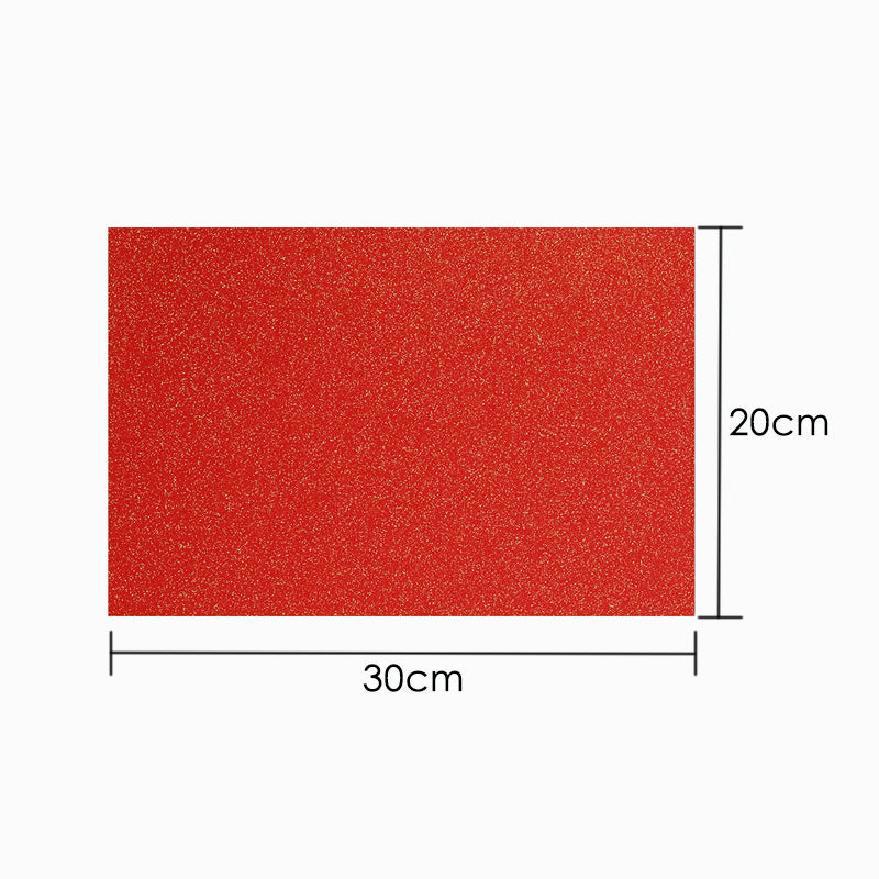 Pack of 50 20 x 30cm Glitter Eva Sponge Paper