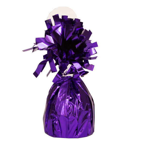 Purple Foil Balloon Weight