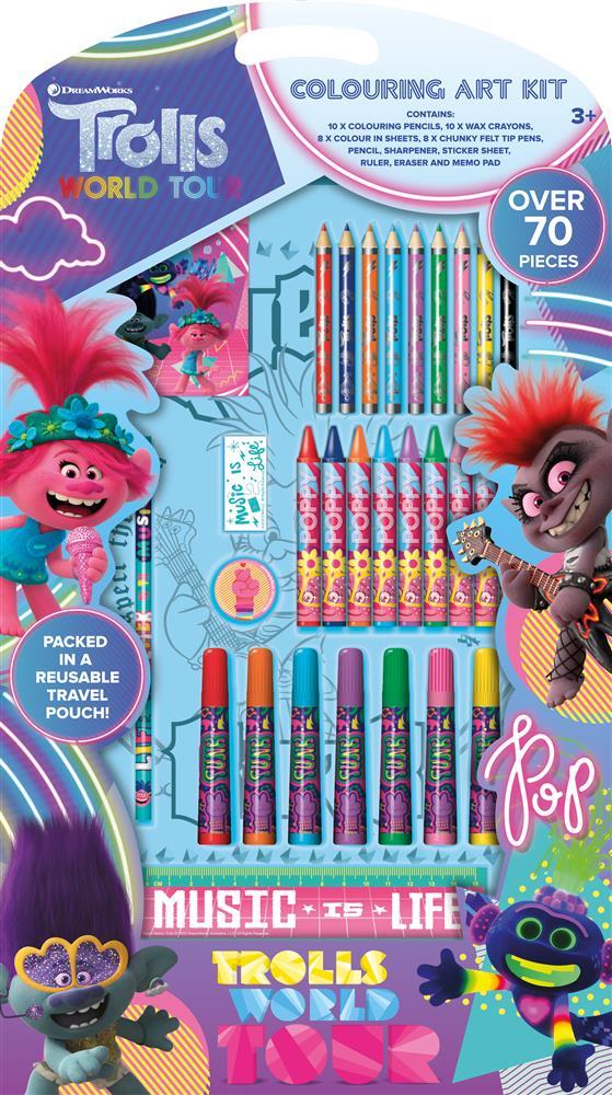 Trolls Movie Colouring Art Kit