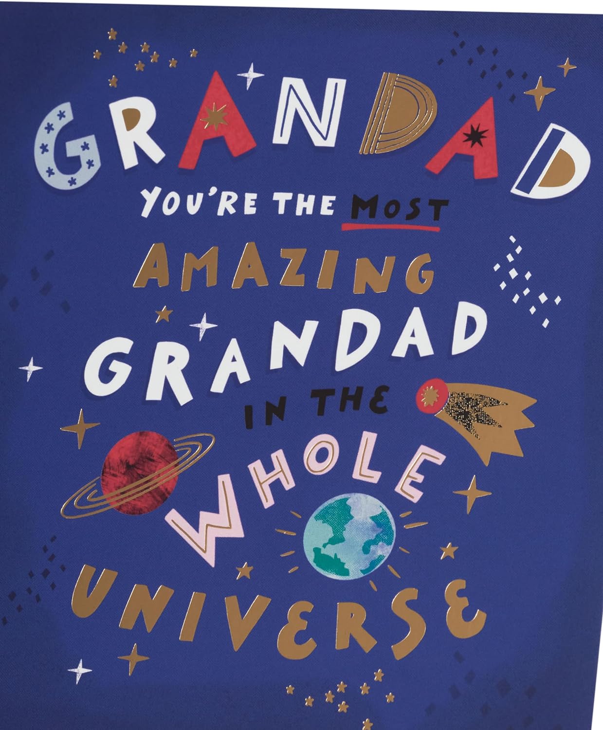  Sweet Space Design Grandad Father's Day Card