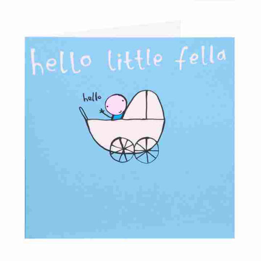 Little Fella Baby Boy Card