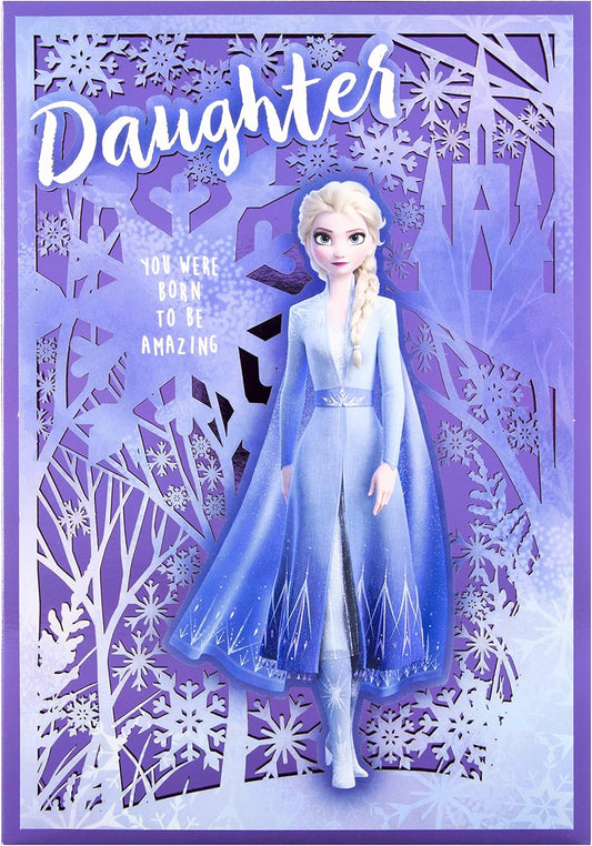 Disney Frozen 2 Design Christmas Card for Daughter