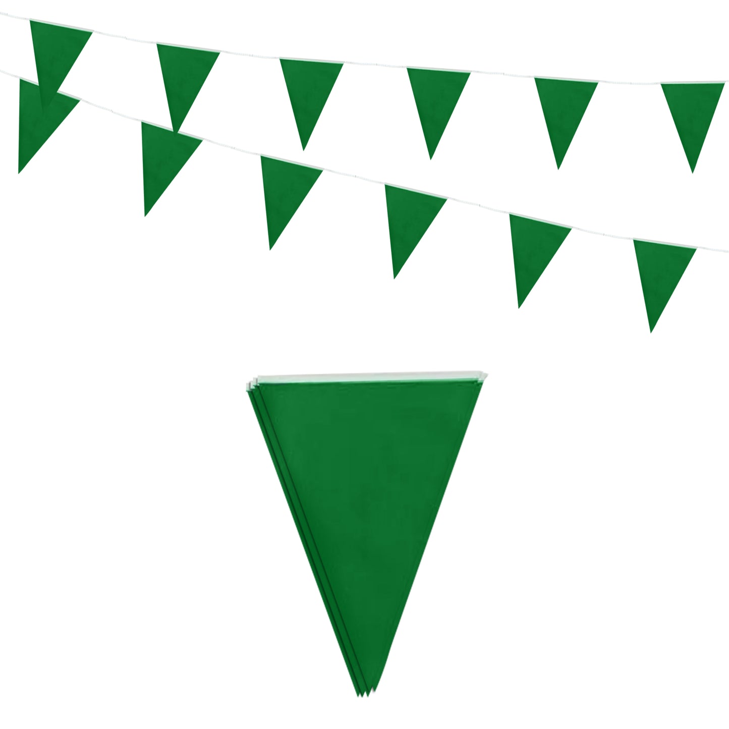 Green Bunting 10m with 20 Pennants