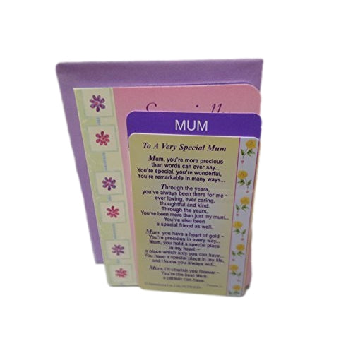 To A Very Special Mum....Wallet Card (Sentimental Keepsake Wallet / Purse Card)