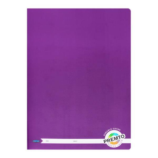 Pack of 6 A4 120 Pages Grape Juice Purple Durable Cover Manuscript Books by Premto