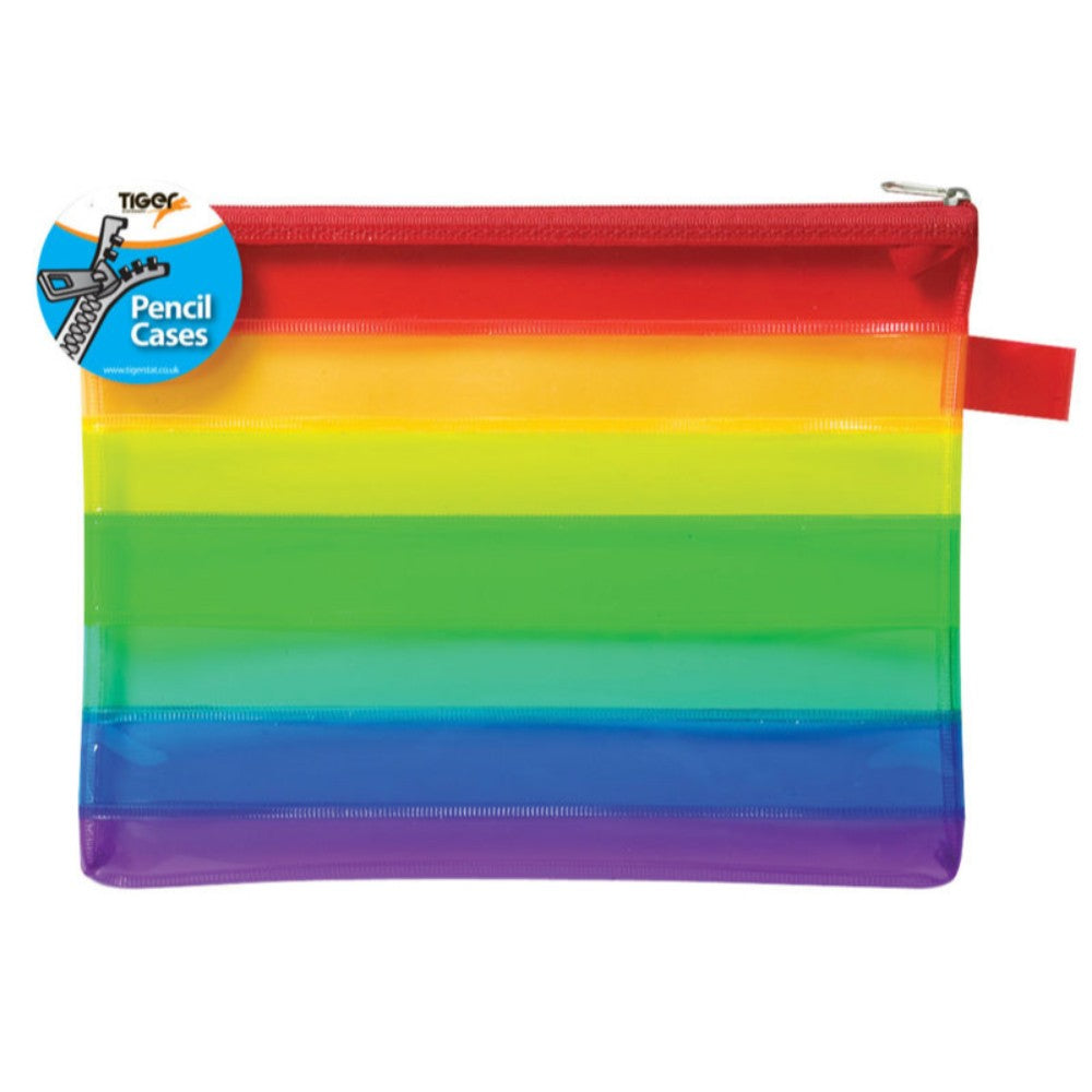 A5 Rainbow Flat Pencil Case