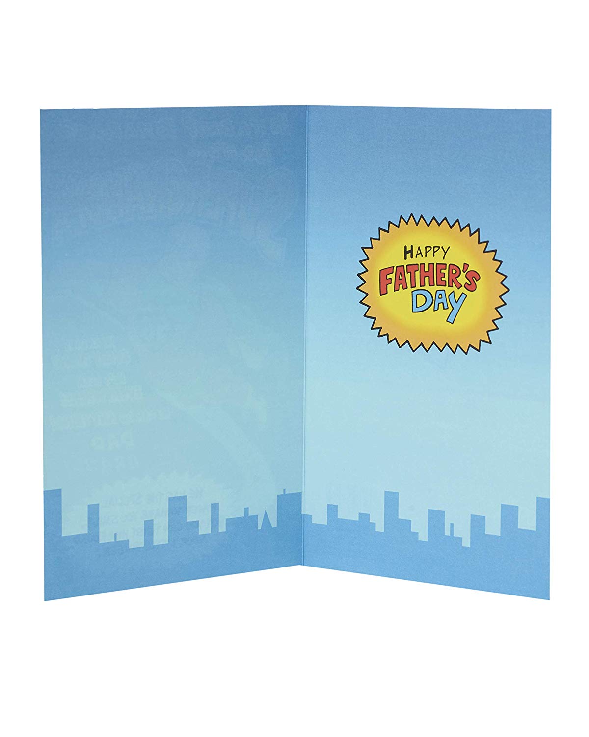 Super Grandpa Father's Day Card Flying Superman Grandad