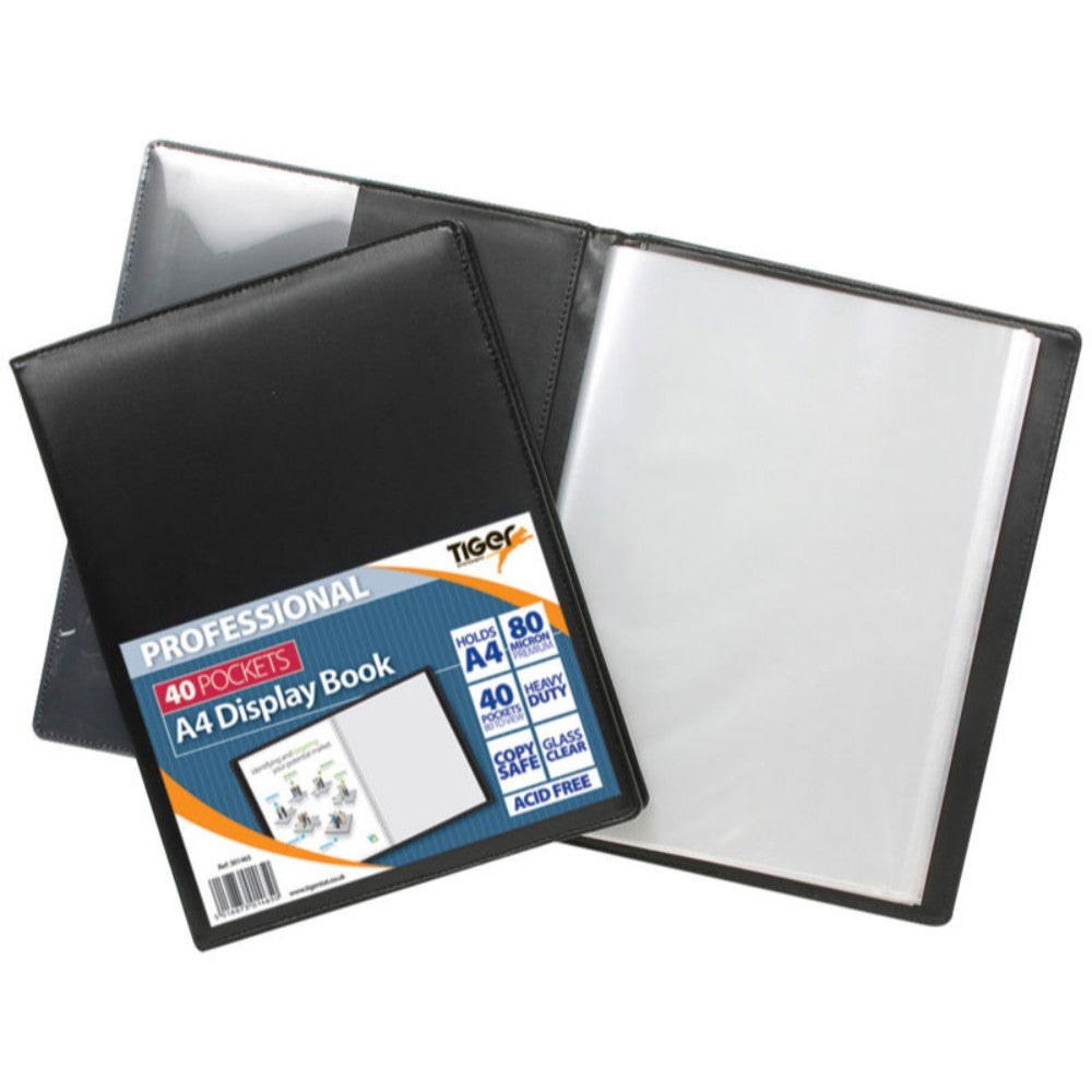 Tiger A4 Professional 40 Pocket Display Book