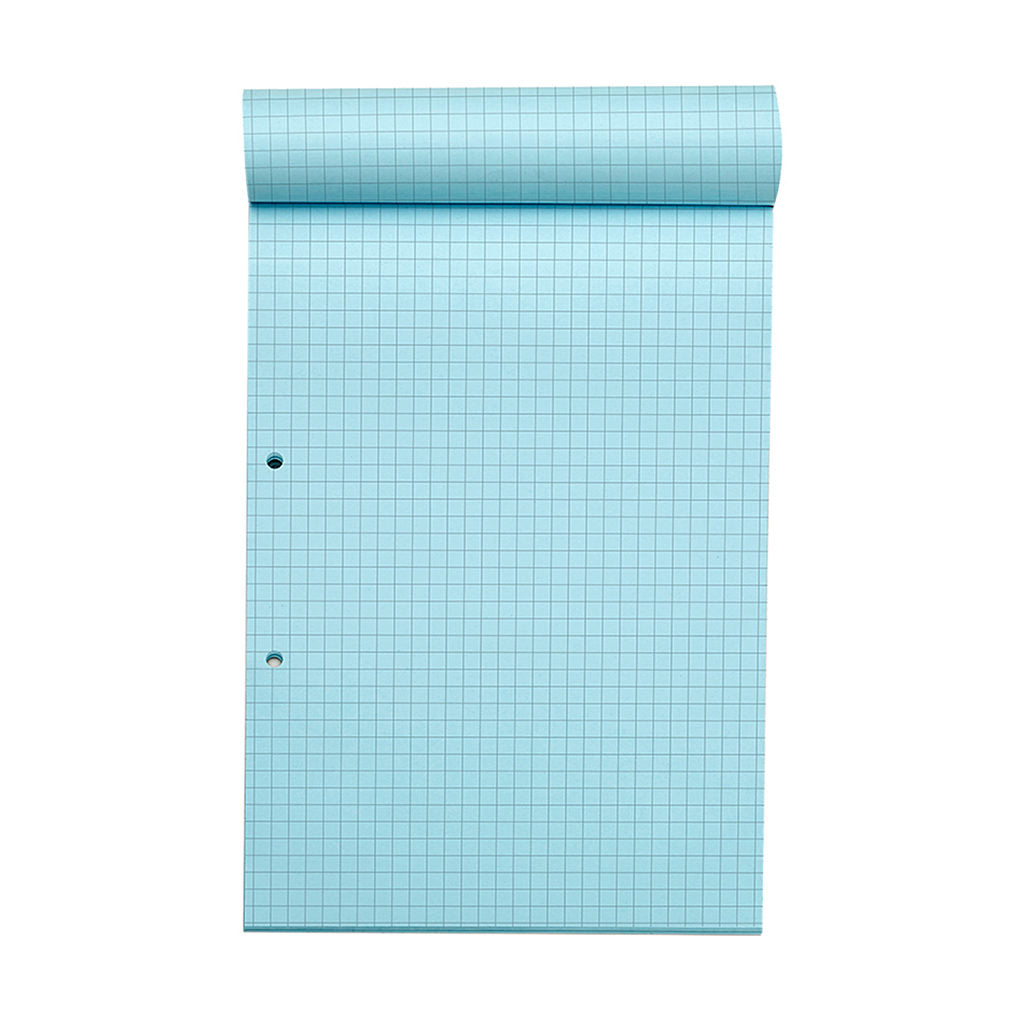 Pack of 6 Rhino A4 Blue Paper 100 Page 7mm Squared Refill Pads