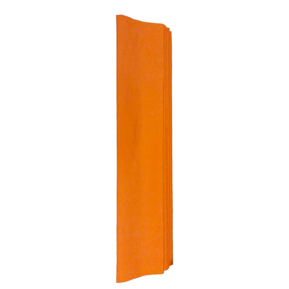 Pack of 50 Orange Crepe Paper 50 x 200cm