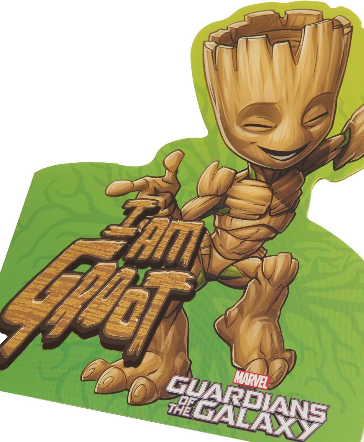 Marvel Groot Design Guardians of the Galaxy Birthday Card for Him