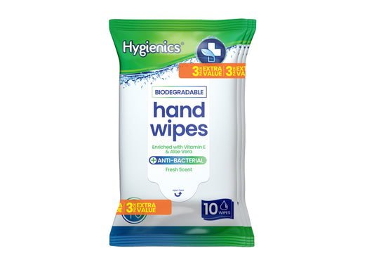 Pack of 30 Hygienics Hand Wipes