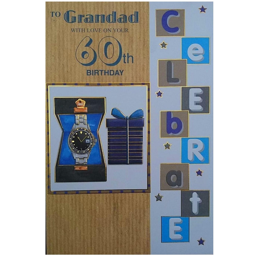 To Grandad With Love On Your 60th Birthday Card