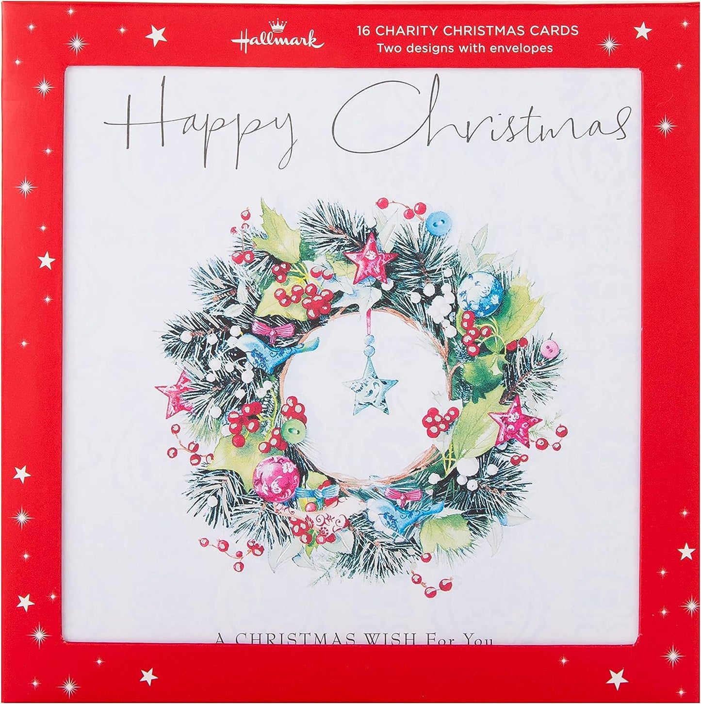 2 Lucy Cromwell Illustrated Designs Pack of 16 Boxed Charity Christmas Cards