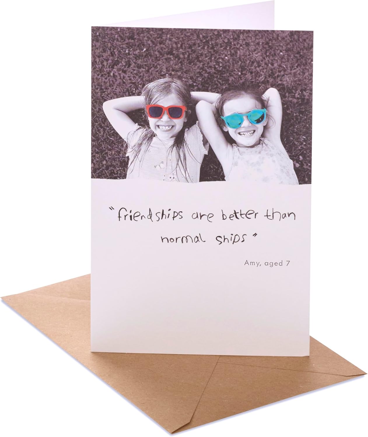 Sweet Friendships Design Friend Blank Birthday Card