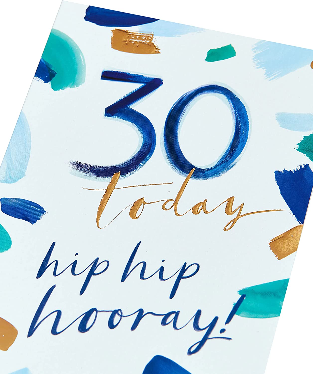 Hip Hip Hooray 30th Birthday Card