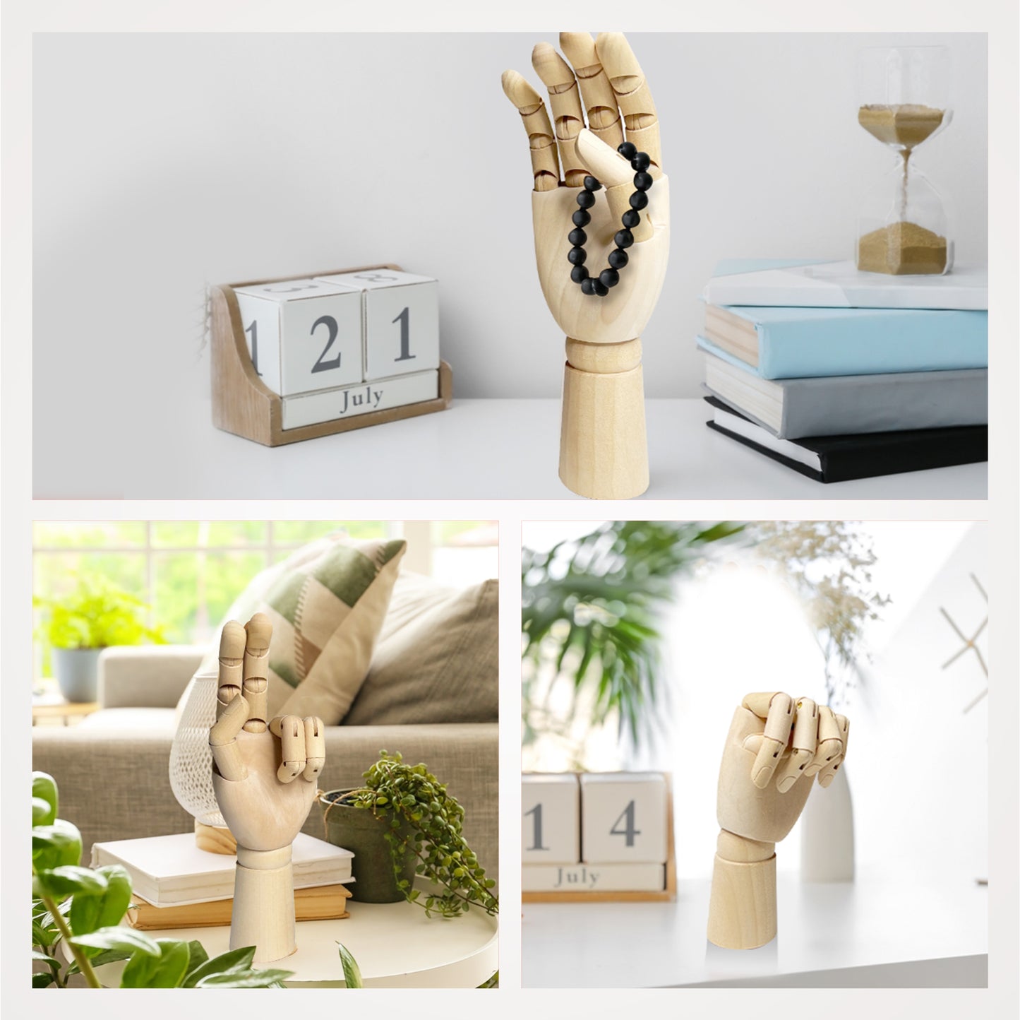 Small Wooden Right Hand Manikin 18cm (7")