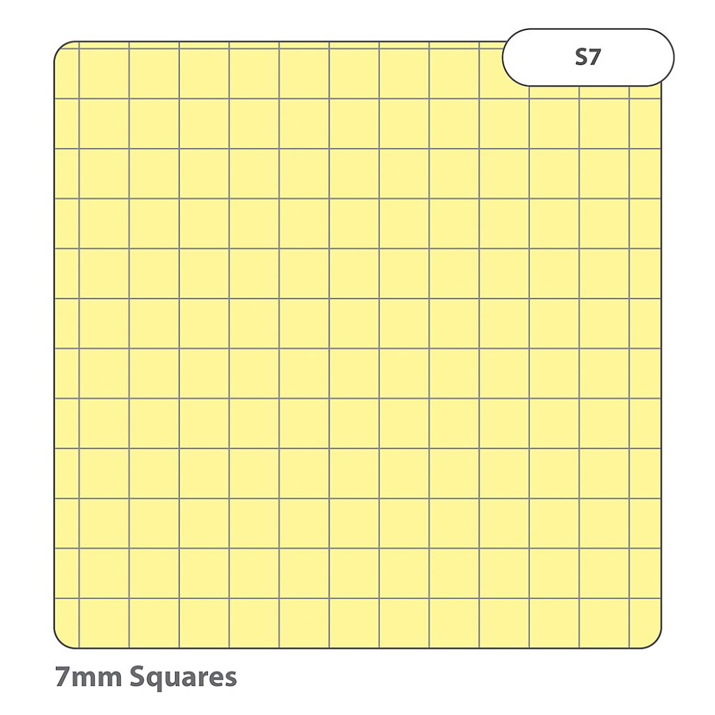 Pack of 6 Rhino A4 Yellow Paper 100 Page 7mm Squared Refill Pads